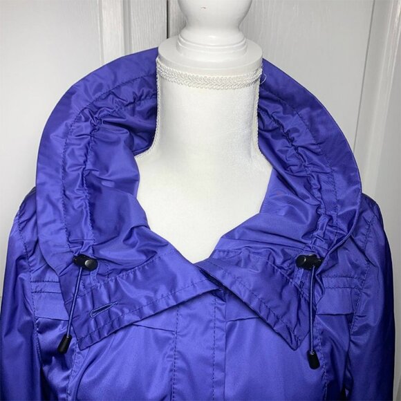 MARC NEW YORK Longline Drawstring Waist Parachute Raincoat - Picture 4 of 8